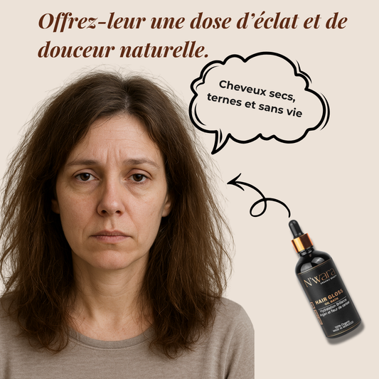 03 Hair Gloss – Huile capillaire 100 % naturelle, brillance et réparation